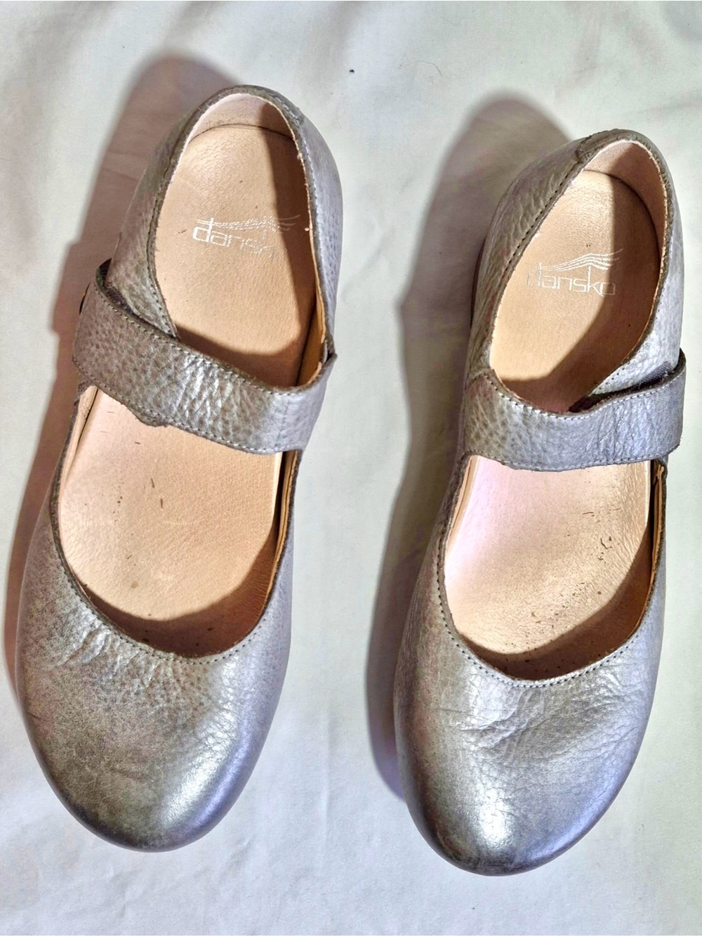 Dansko Pewter Mary Jane Dress Shoes